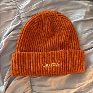 Women's Orange Knit Beanie